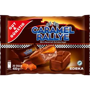 GUT&GÜNSTIG Mini Schokoriegel Caramel Rallye 400g