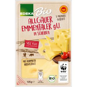 Bio EDEKA Emmentaler Scheiben 45% 125g