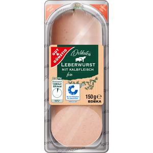 GUT&GÜNSTIG Leberwurst mit Kalbfleisch150g QS