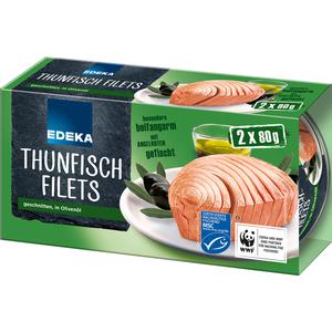 MSC EDEKA Thunfischfilets in Olivenöl 2x80g