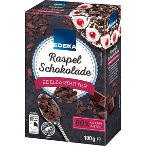 EDEKA Raspelschokolade zartbitter 100g