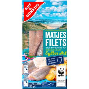 MSC GUT&GÜNSTIG Matjesfilets mit Sauce Sylter Art 250g