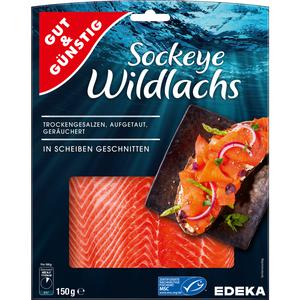 MSC GUT&GÜNSTIG Sockeye Wildlachs 150g