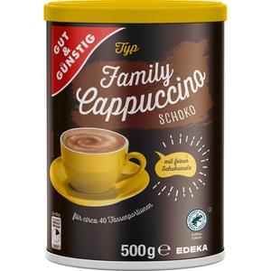 GUT&GÜNSTIG Family Cappuccino Schoko 500g