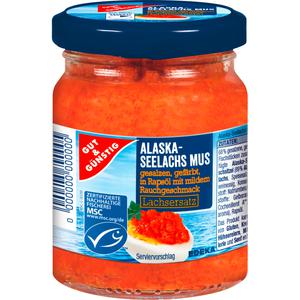 MSC GUT&GÜNSTIG Alaska Seelachs Mus in Rapsöl 125g