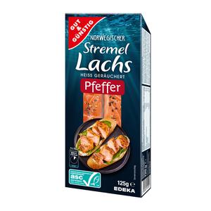 ASC GUT&GÜNSTIG Stremellachs Pfeffer 125g