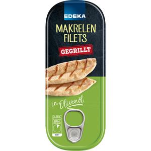 EDEKA Gegrillte Makrelenfilets in nativem Olivenöl extra 120g