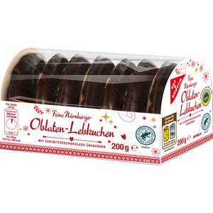 GUT&GÜNSTIG Oblatenlebkuchen Zartbitter Nürnberger Lebkuchen 200g