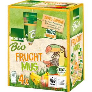 Bio EDEKA Fruchtmus Apfel-Banane 4x100g