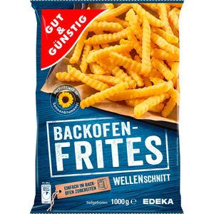 GUT&GÜNSTIG Backofen Frites Wellenschnitt 1000g