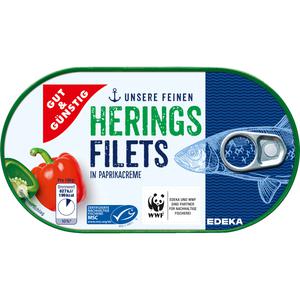 MSC GUT&GÜNSTIG Heringsfilets in Paprika-Creme 200g