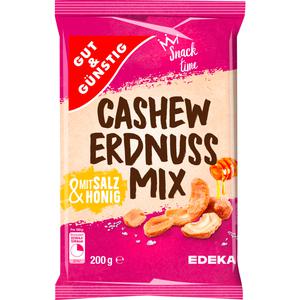 GUT&GÜNSTIG Cashew-Erdnuss-Mix Honig&Salz 200g