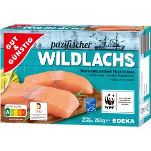 MSC GUT&GÜNSTIG Pazifisches Wildlachsfilet 250g