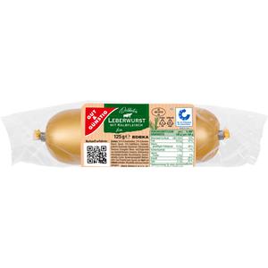 GUT&GÜNSTIG Leberwurst mit Kalbfleisch 125g QS