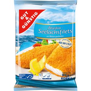 MSC GUT&GÜNSTIG Alaska Seelachsfilet paniert 800g