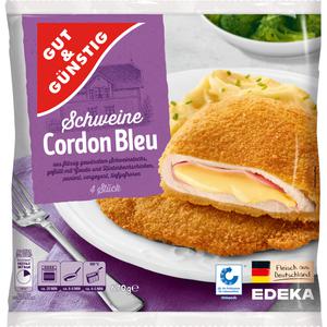 GUT&GÜNSTIG Schweine Cordon Bleu 670g QS