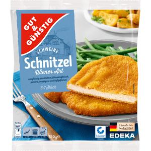 GUT&GÜNSTIG Schweine Schnitzel Wiener Art 750g QS