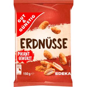 GUT&GÜNSTIG Erdnüsse, pikant gewürzt 150g