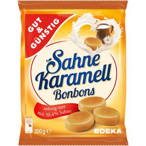 GUT&GÜNSTIG Sahne Karamellbonbons 200g