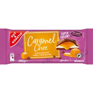 GUT&GÜNSTIG Caramel Choc Vollmilchschokolade mit Karamell und Karamellmilchcreme 200g