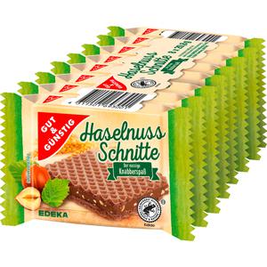 GUT&GÜNSTIG Haselnuss-Schnitte 8x20,8g