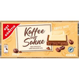 GUT&GÜNSTIG Schokolade Kaffee Sahne 200g