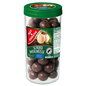 GUT&GÜNSTIG Schoko Haselnüsse in Vollmilchschokolade 200g