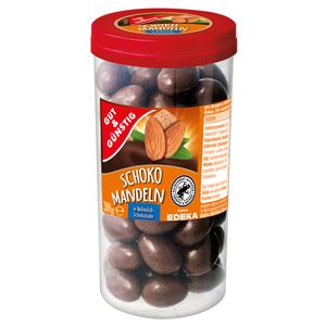 GUT&GÜNSTIG Schoko Mandeln in Vollmilchschokolade 200g