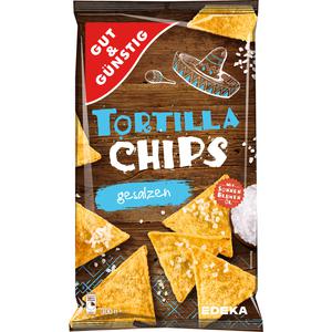 GUT&GÜNSTIG Tortilla Chips mit Salzgeschmack 300g