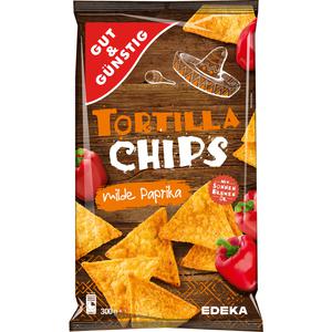 GUT&GÜNSTIG Tortilla Chips Milde Paprika 300g