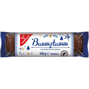 GUT&GÜNSTIG Baumstamm Marzipan Nougat 100g