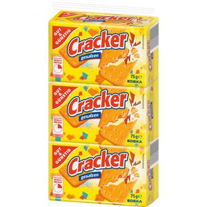 GUT&GÜNSTIG Cracker gesalzen 3x75g