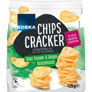 EDEKA Chips Cracker Sour Cream&Onion 125g