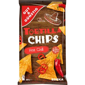 GUT&GÜNSTIG Tortilla Chips Hot Chili 300g