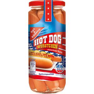 GUT&GÜNSTIG Hot Dog Würstchen 8ST 665g QS