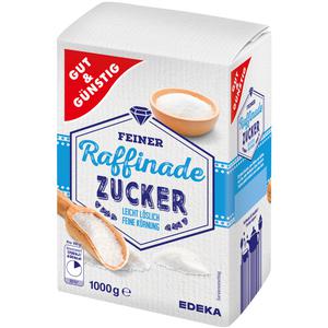 GUT&GÜNSTIG feiner Zucker Raffinade 1000g