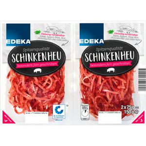 EDEKA Schinkenheu-Rohschinken zart geschnitten 2x75g QS