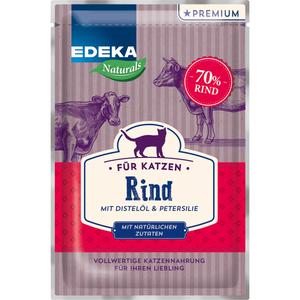 EDEKA Naturals Cat Rind und Petersilie mit Distelöl 85g