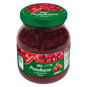 GUT&GÜNSTIG Wild-Preiselbeeren 400g