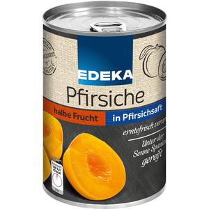 EDEKA Pfirsiche halbe Frucht in Pfirsichsaft 410g