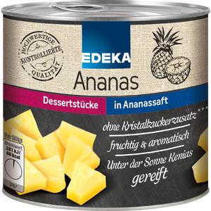 EDEKA Ananas Stücke in Saft 432g