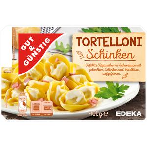 GUT&GÜNSTIG Tortelloni mit Schinken in Käse-Sahne-Sauce 400g