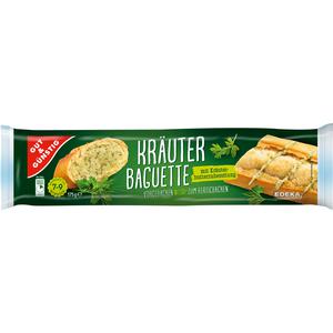 GUT&GÜNSTIG Kräuter-Baguette mit Kräuterbutterzubereitung gefüllt 175g