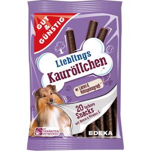 GUT&GÜNSTIG Kauröllchen Lamm+Reis 20ST 200g