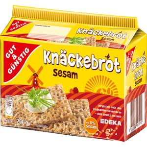 GUT&GÜNSTIG Knäckebrot Sesam 250g