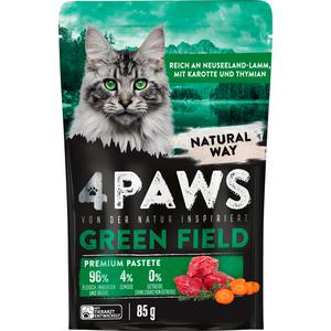 4Paws green field Neuseelandlamm, Karotte&Thymian 85g