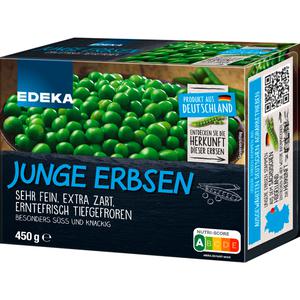 EDEKA Junge deutsche Erbsen 450g