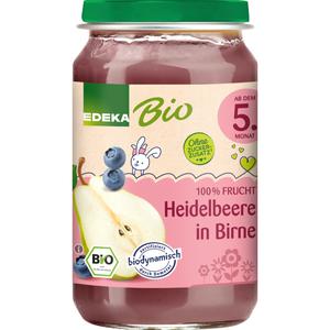 Bio EDEKA Heidelbeere in Birne ab dem 5.Monat 190g