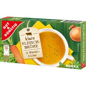 GUT&GÜNSTIG Klare Fleischbrühe für 6l 12ST