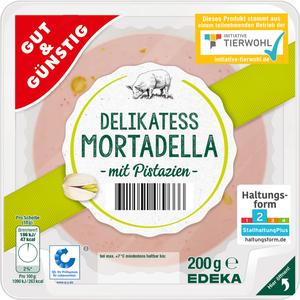 GUT&GÜNSTIG Mortadella mit Pistazien 200g QS